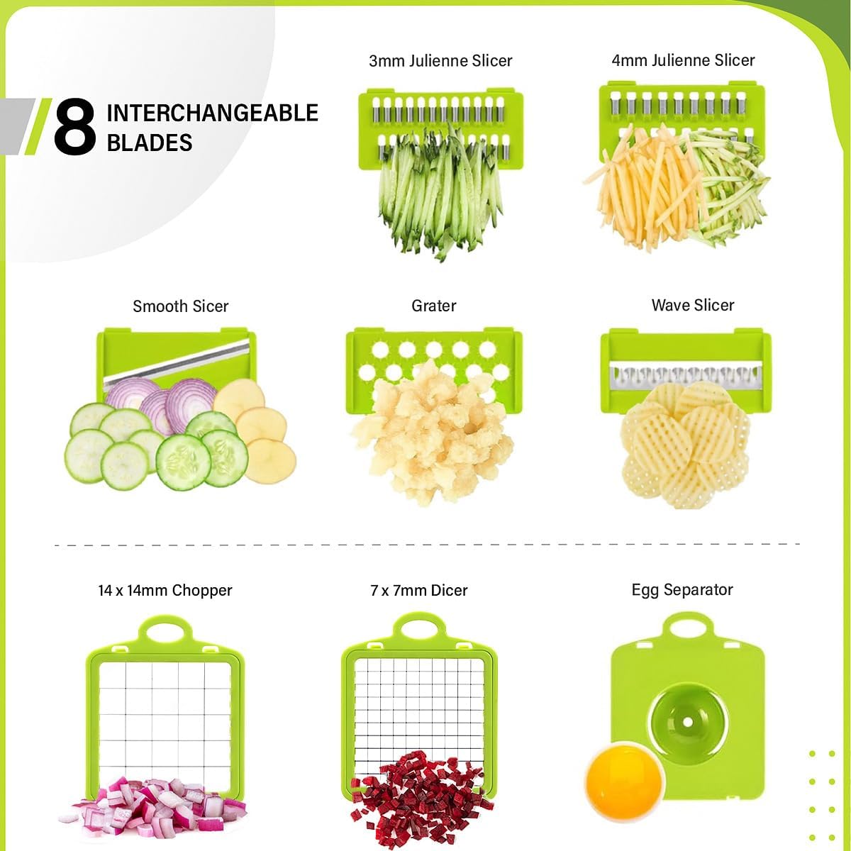 Hachoir à Légumes 14 en 1 – Le Secret d’une Cuisine Rapide et Sans Stress !