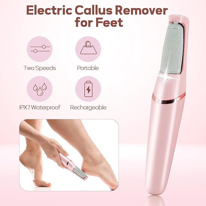 Extracteur de Callosités Électrique pour les Pieds - Pedicure professionnelle a domicile