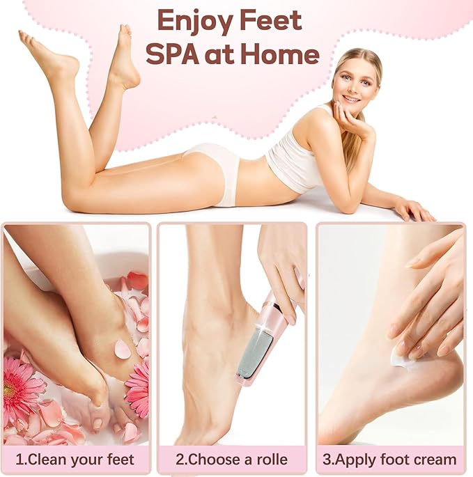 Extracteur de Callosités Électrique pour les Pieds - Pedicure professionnelle a domicile