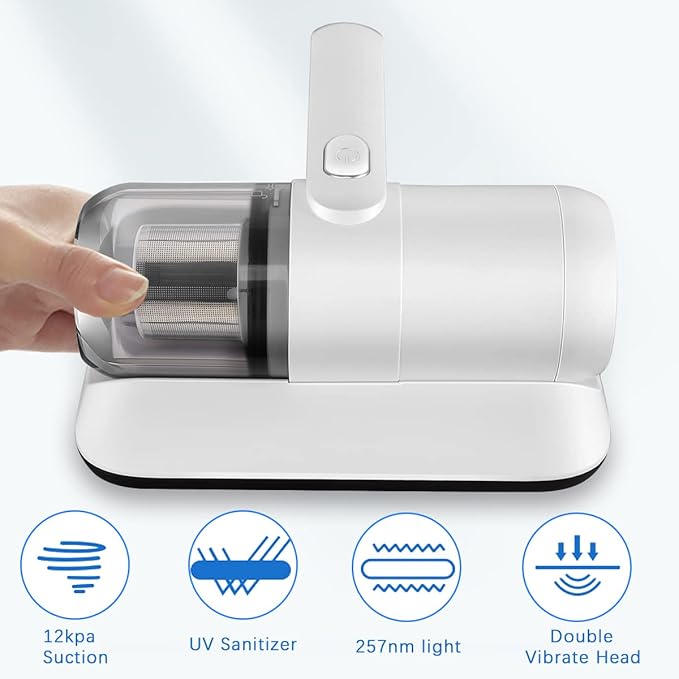 Aspirateur Matelas Anti-Acariens Haute Puissance