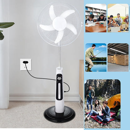 Ventilateur Solaire Portable 4-en-1 avec Télécommande