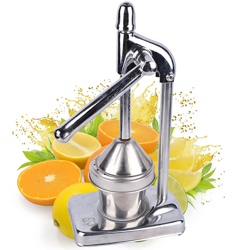 Presse-Agrumes Manuel en Aluminium – Jus Naturel en Une Seule Pression