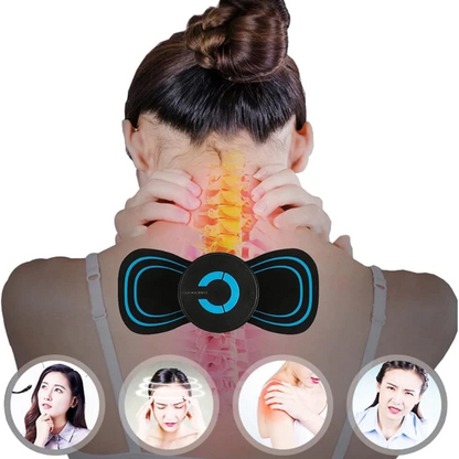 Masseur portable avec 8 modes de fonctionnement et écran LCD